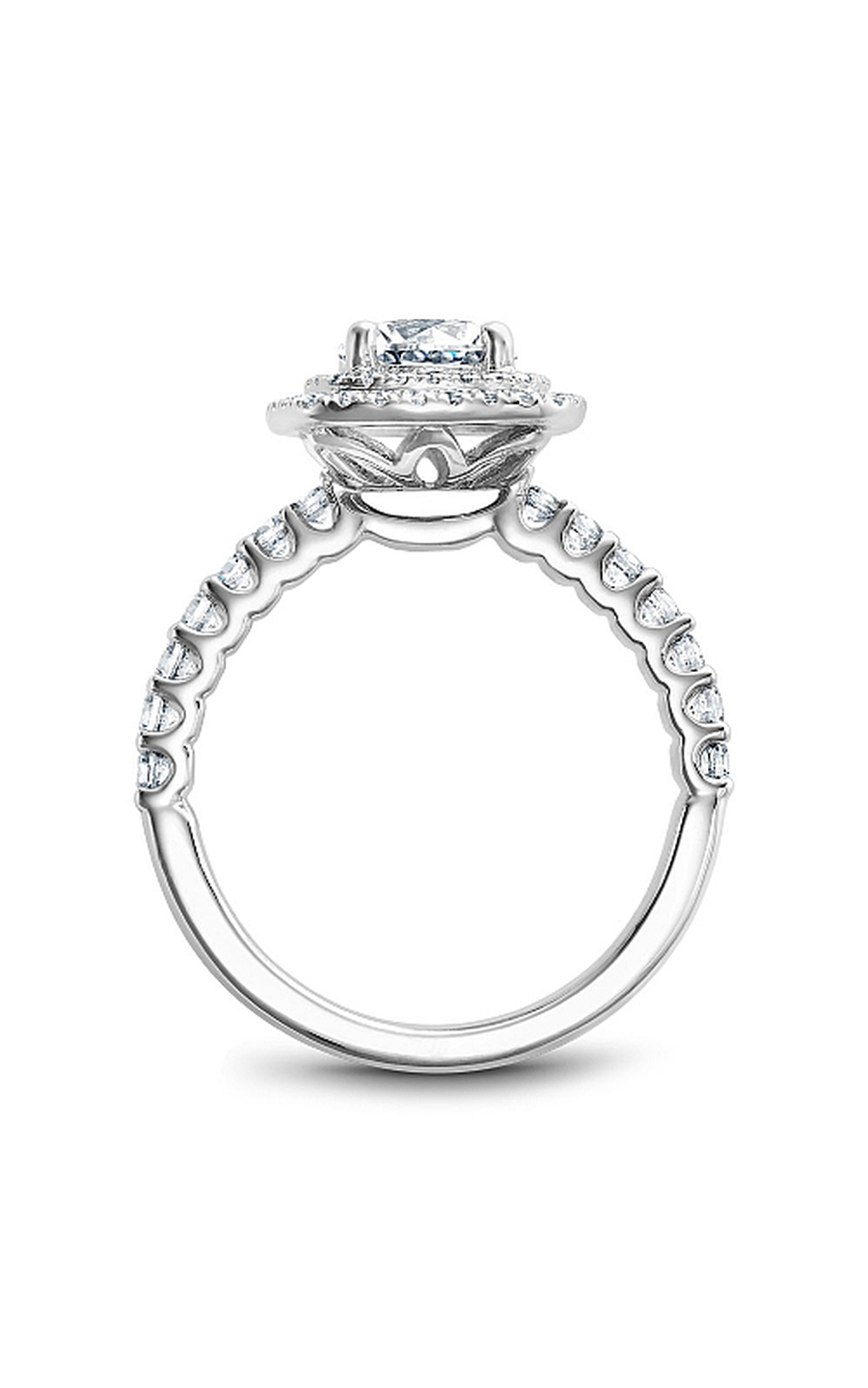 Noam Carver Halo Engagement Ring B222-01A