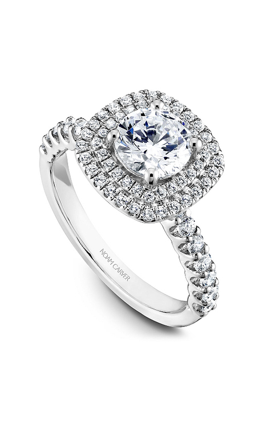 Noam Carver Halo Engagement Ring B222-01A