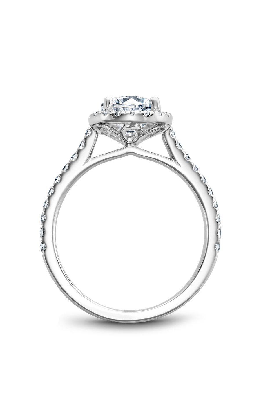 Noam Carver Halo Engagement Ring R050-01A