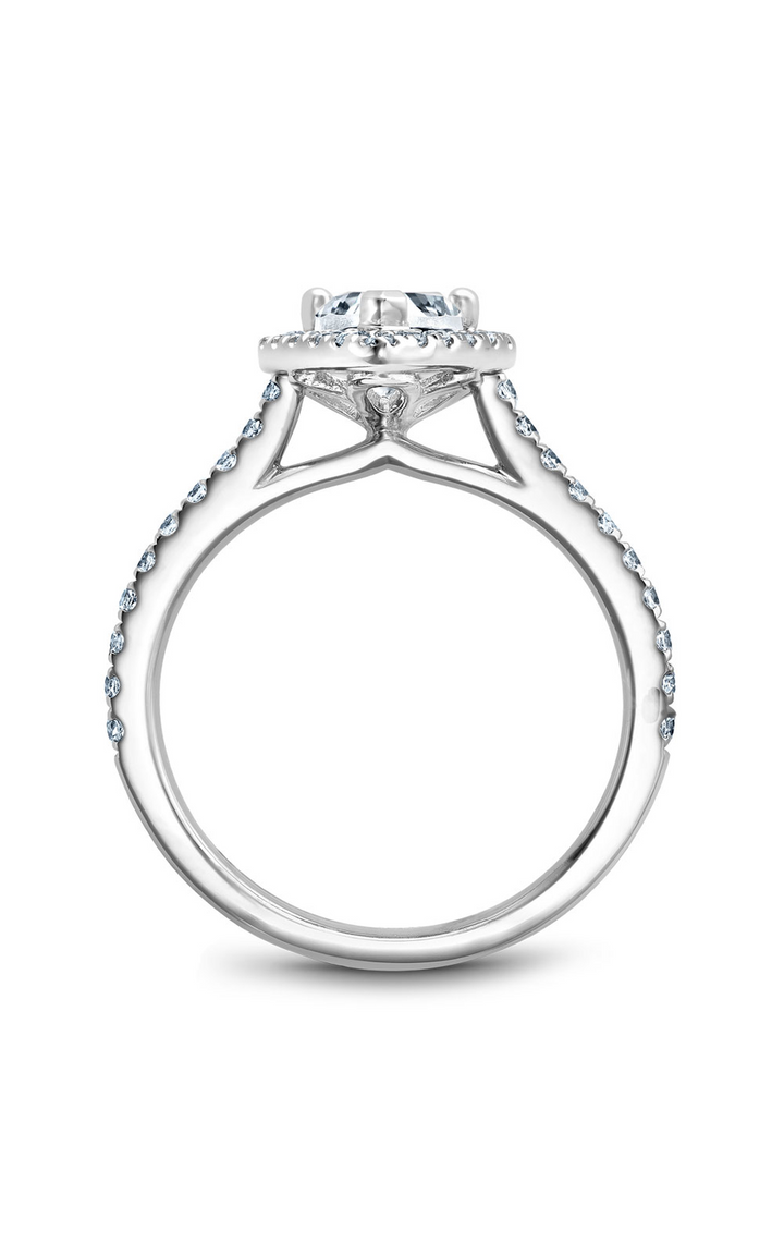 Noam Carver Halo Engagement Ring R050-03A