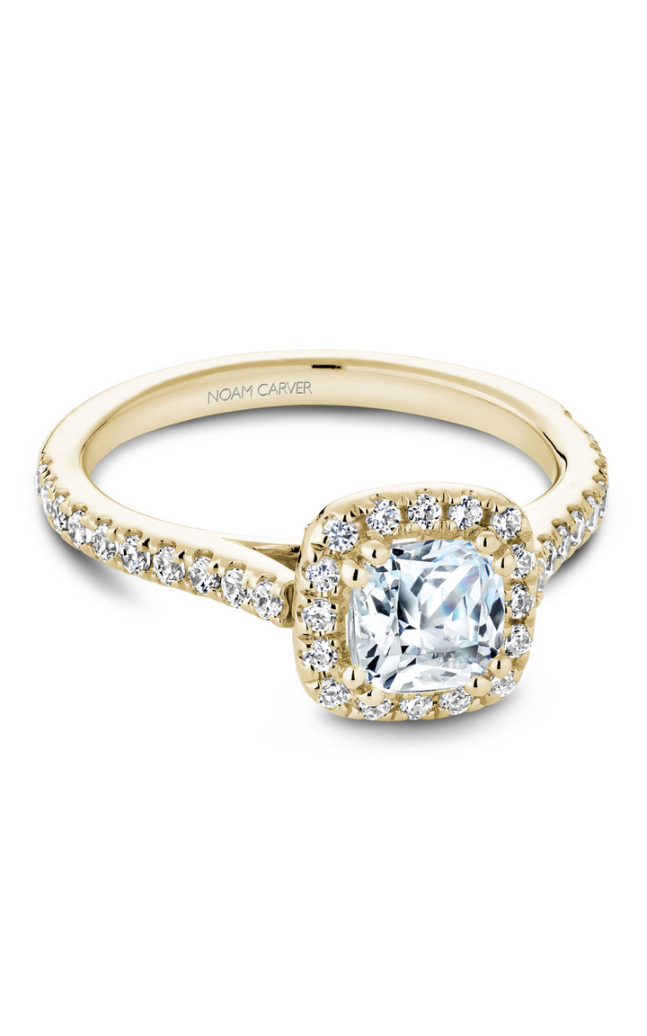 Noam Carver Halo Engagement Ring R050-05YA