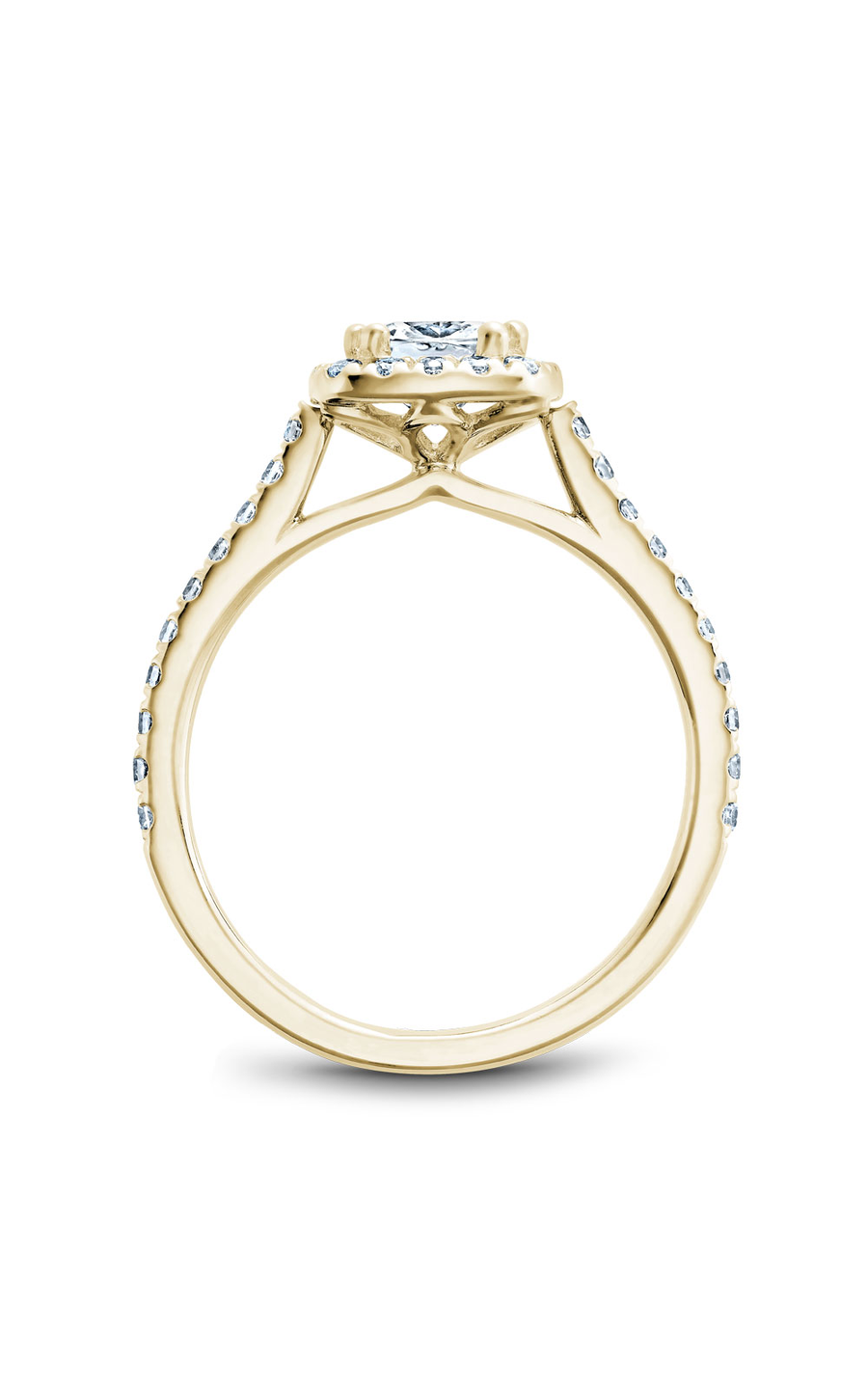 Noam Carver Halo Engagement Ring R050-05YA