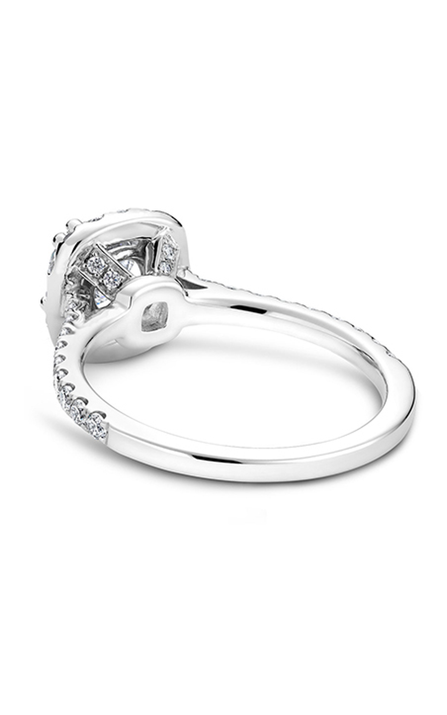 Noam Carver Halo Engagement Ring B007-02A