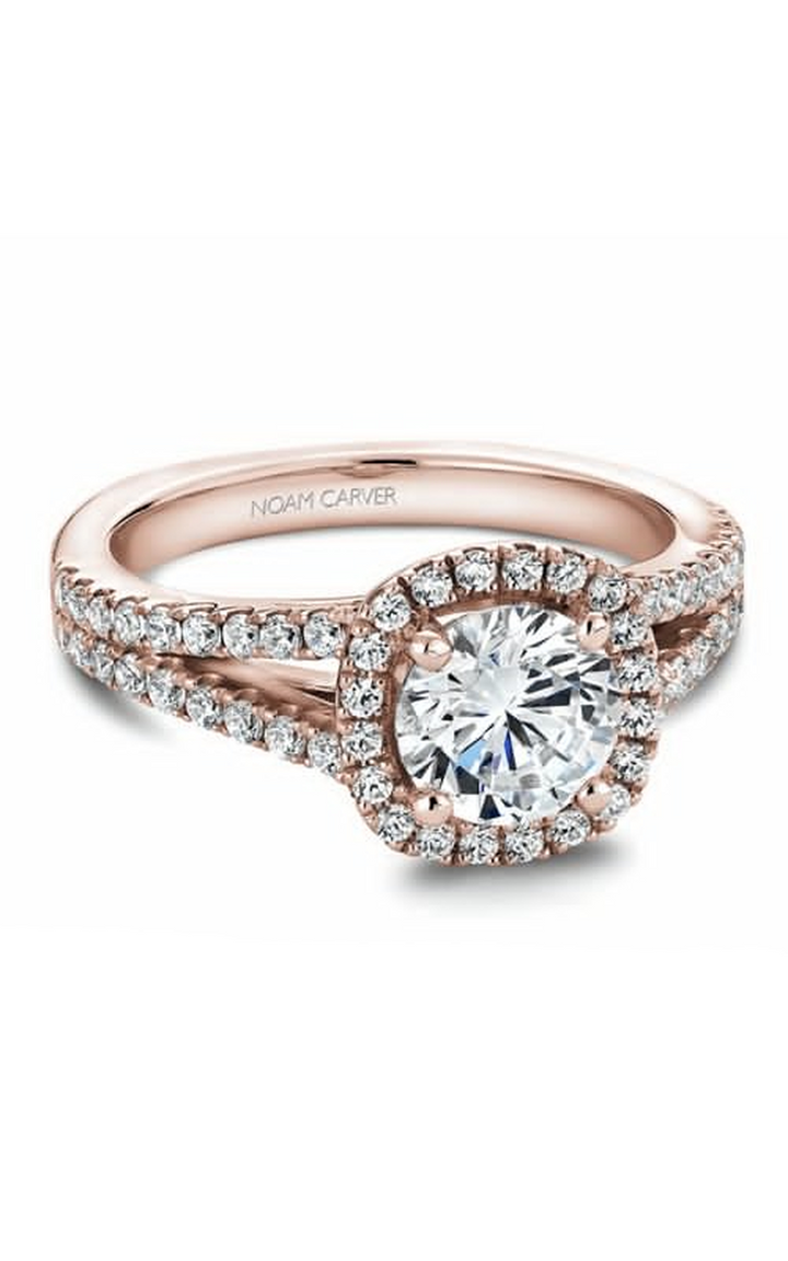 Noam Carver Halo Engagement Ring B015-01RA