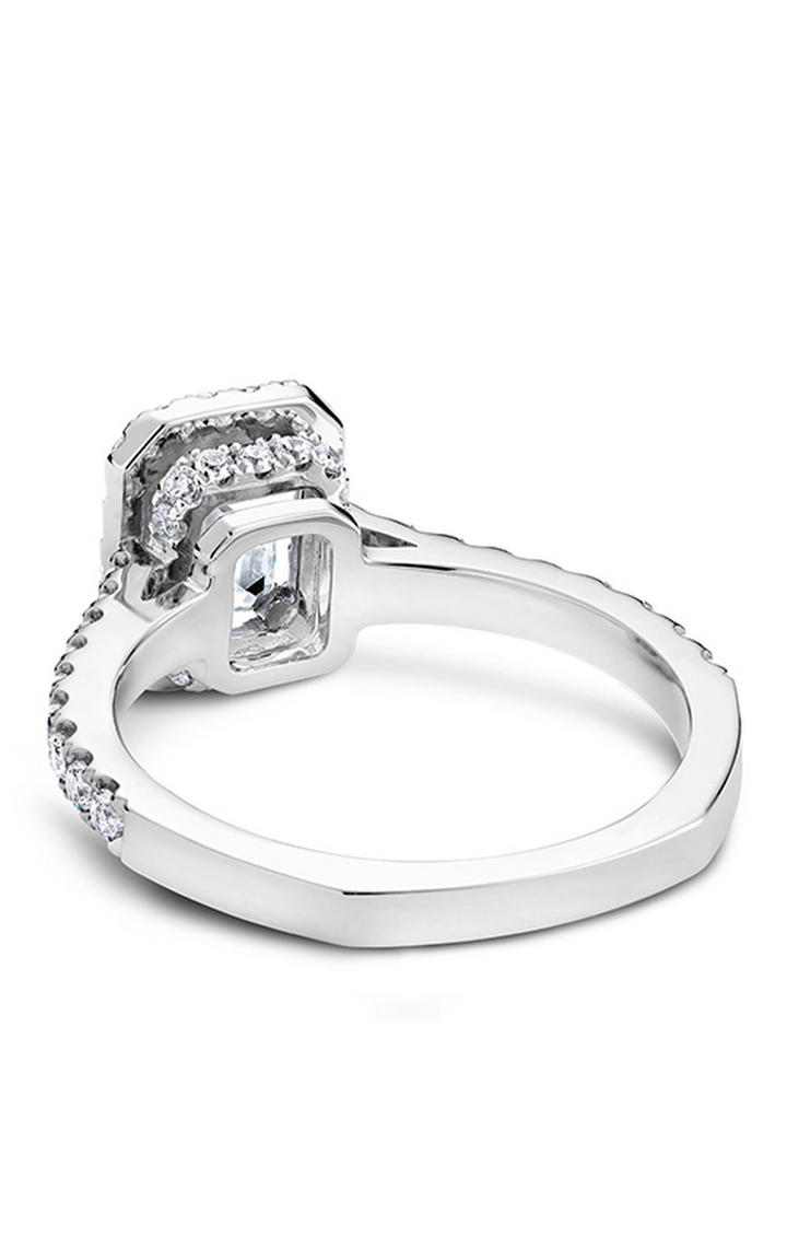 Noam Carver Halo Engagement Ring B034-01A