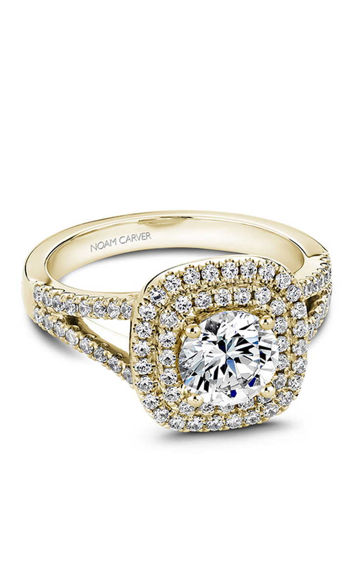 Noam Carver Halo Engagement Ring B035-01YA