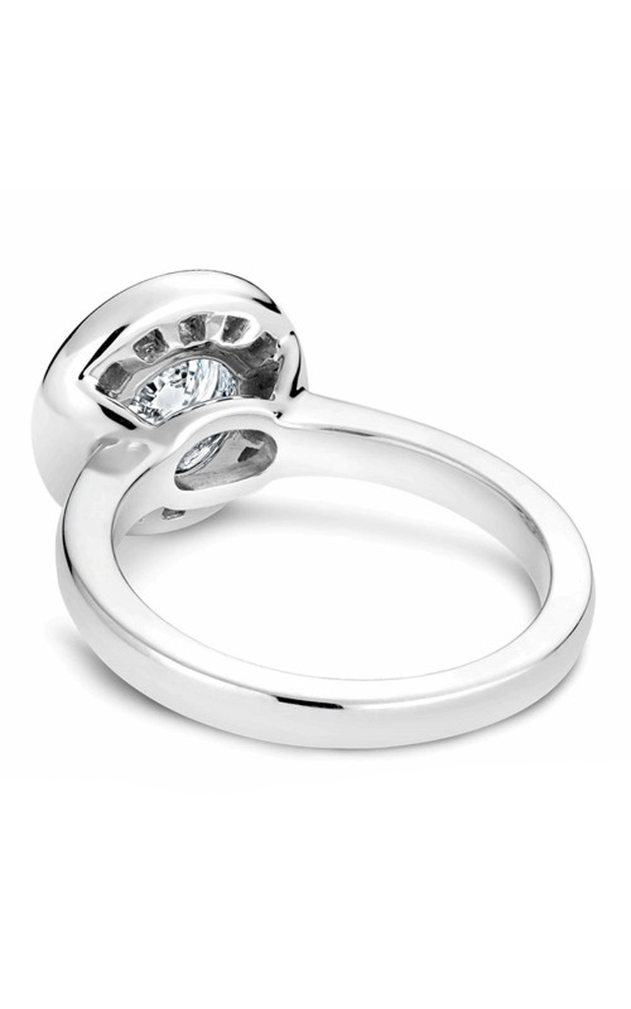 Noam Carver Halo Engagement Ring B037-02A