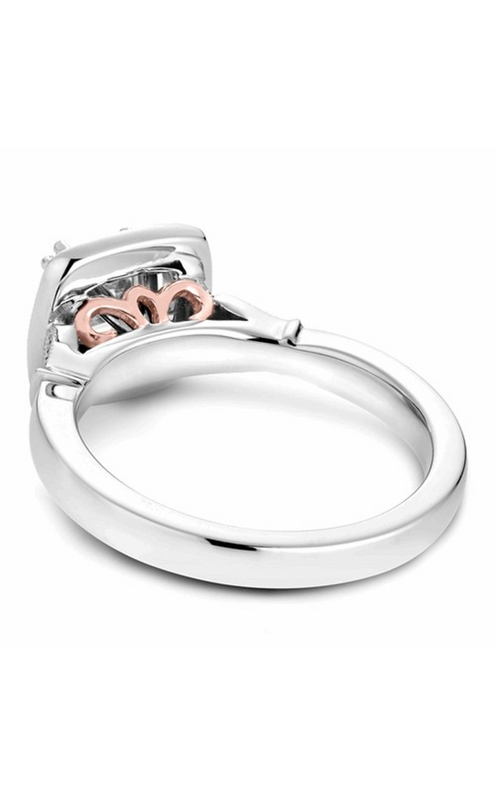 Noam Carver Halo Engagement Ring B067-01A