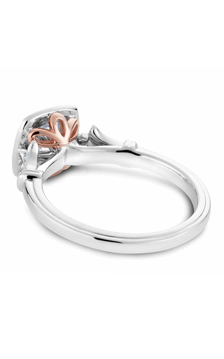 Noam Carver Halo Engagement Ring B076-01A