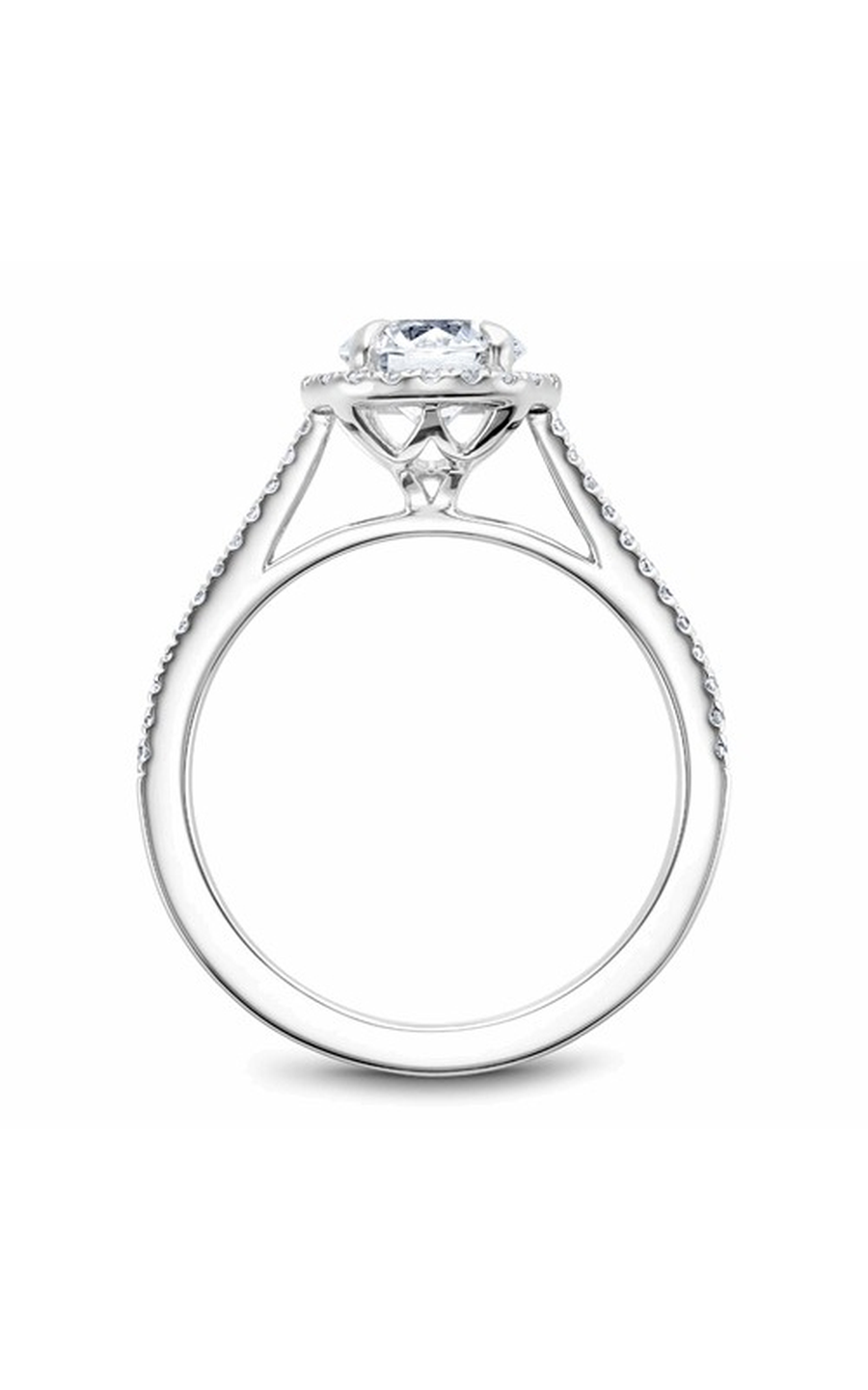 Noam Carver Halo Engagement Ring B094-02A