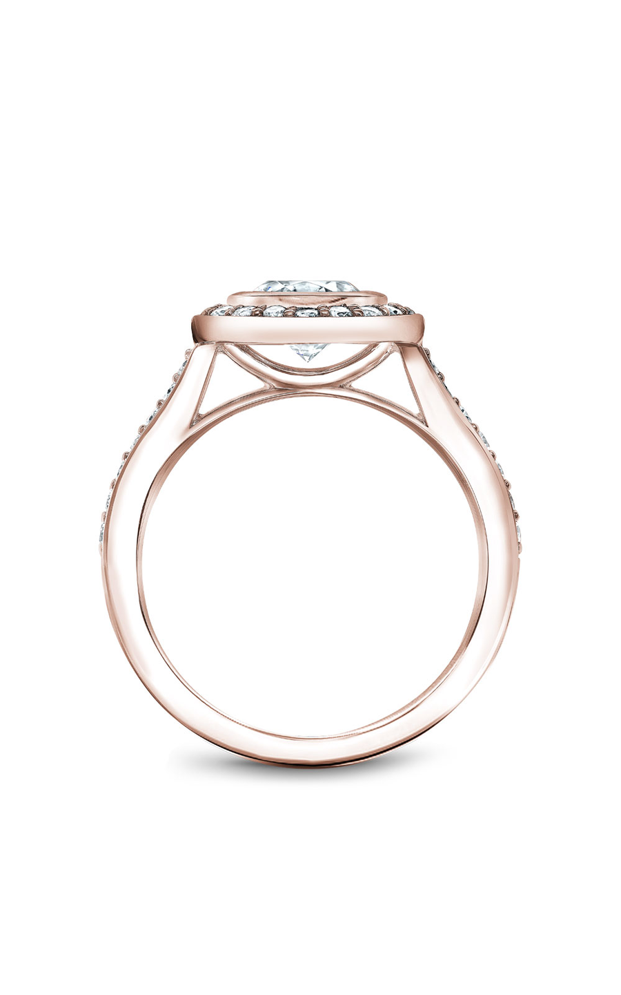 Noam Carver Halo Engagement Ring B153-01RA