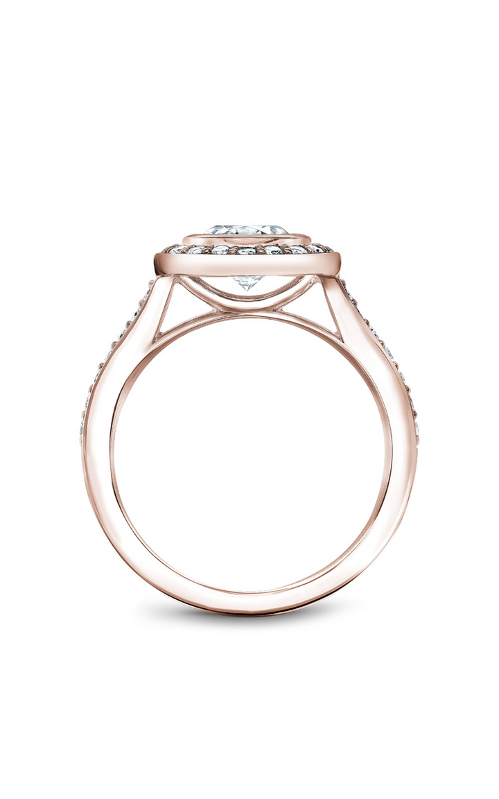 Noam Carver Halo Engagement Ring B153-01RA