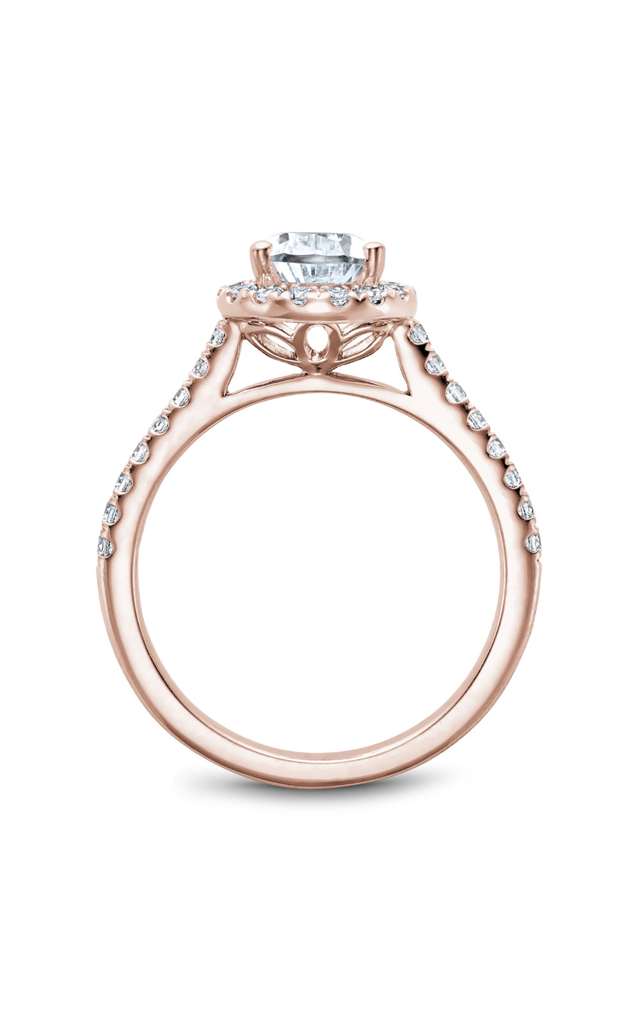 Noam Carver Halo Engagement Ring B169-01RA