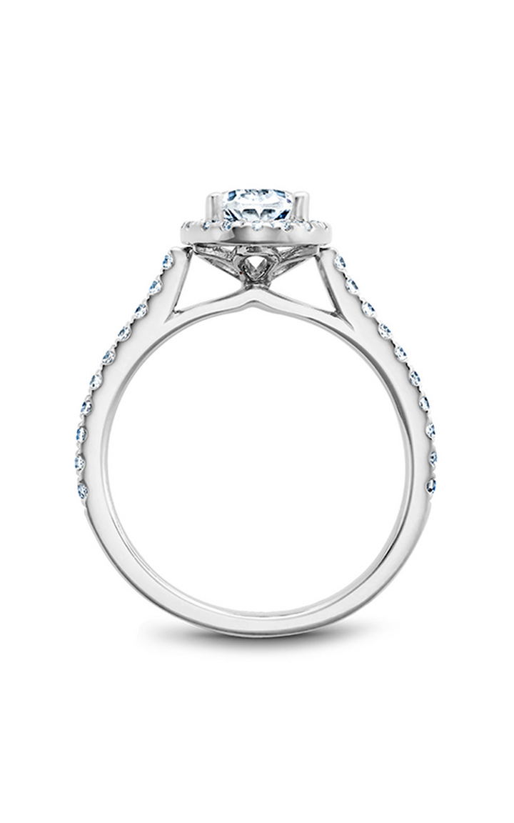 Noam Carver Halo Engagement Ring R050-02A