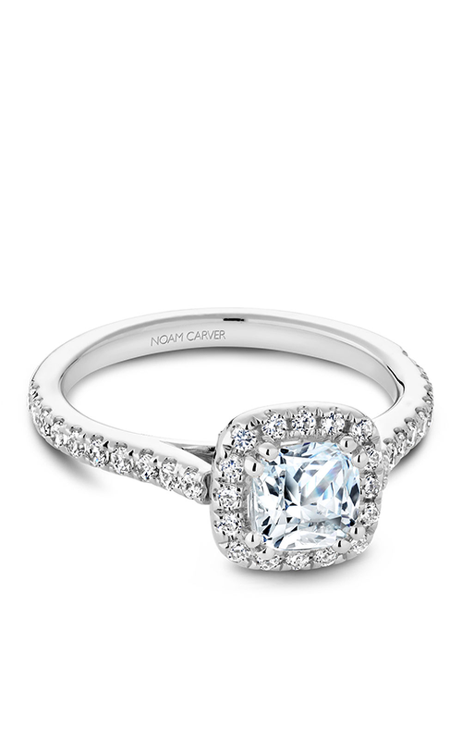 Noam Carver Halo Engagement Ring R050-05A