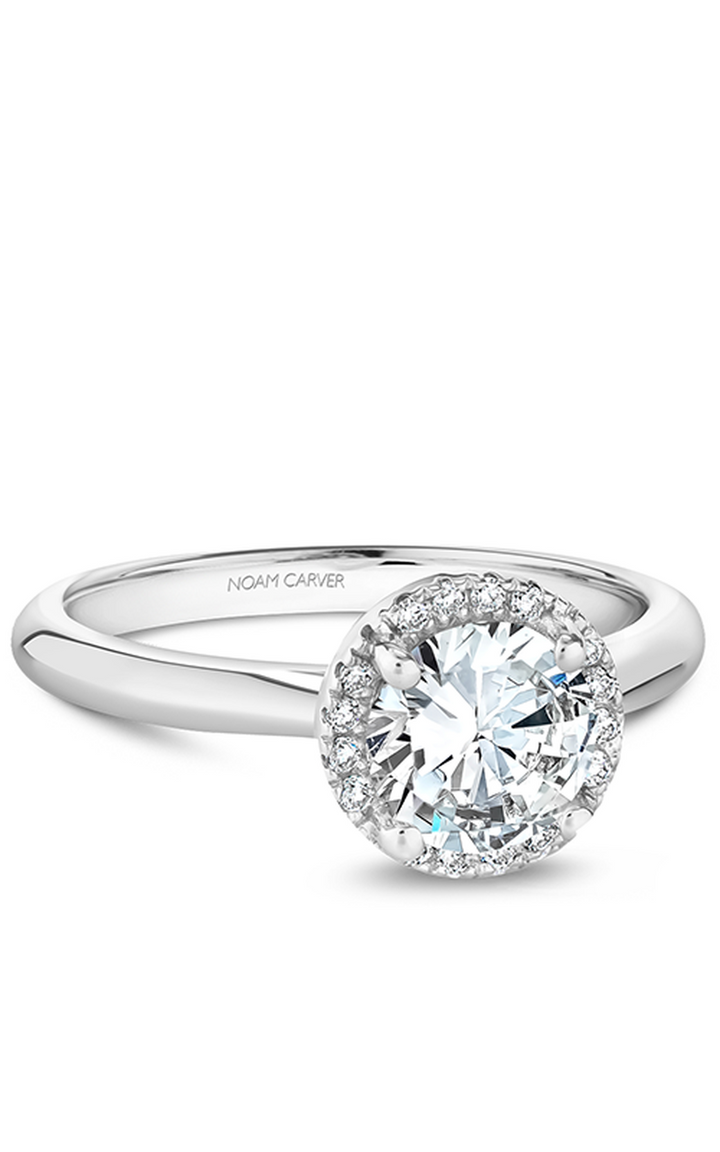 Noam Carver Halo Engagement Ring B260-01A