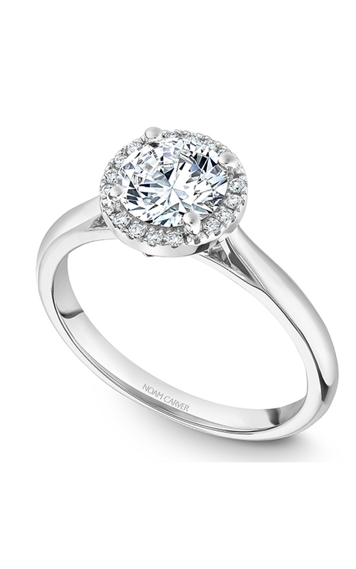 Noam Carver Halo Engagement Ring B260-01A