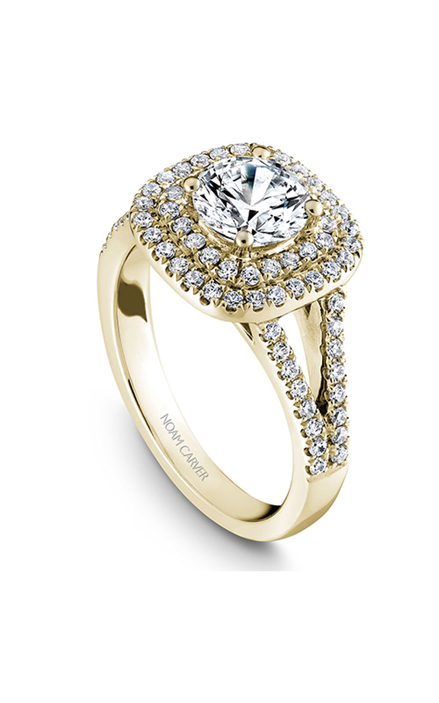 Noam Carver Halo Engagement Ring B035-01YA