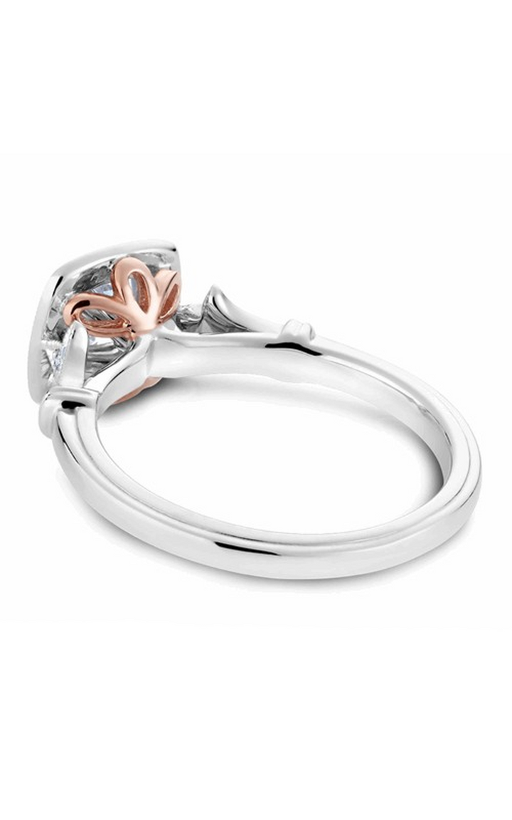 Noam Carver Halo Engagement Ring B076-01A