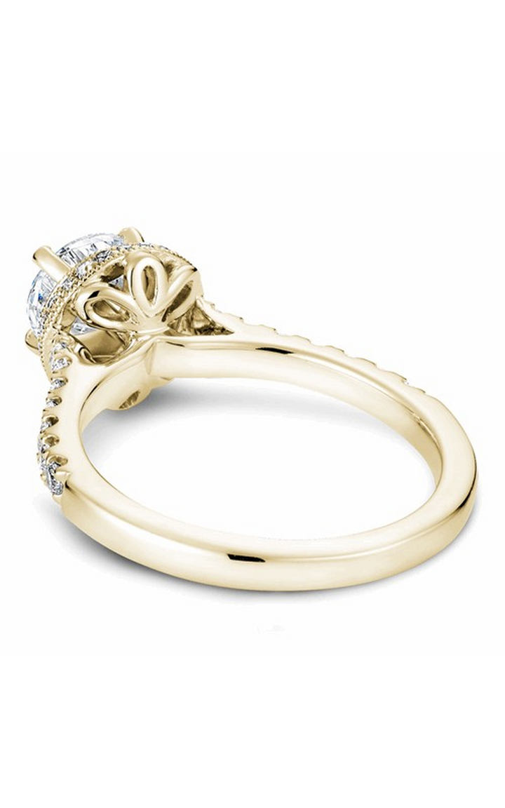 Noam Carver Halo Engagement Ring B082-01YA