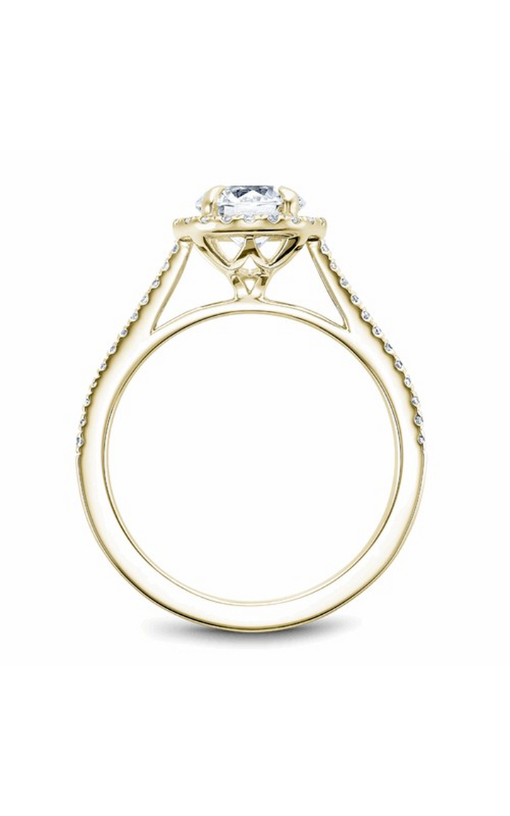 Noam Carver Halo Engagement Ring B094-02YA