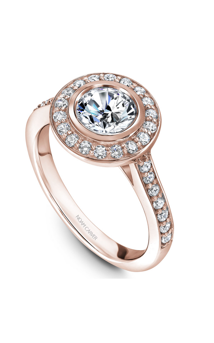 Noam Carver Halo Engagement Ring B153-01RA