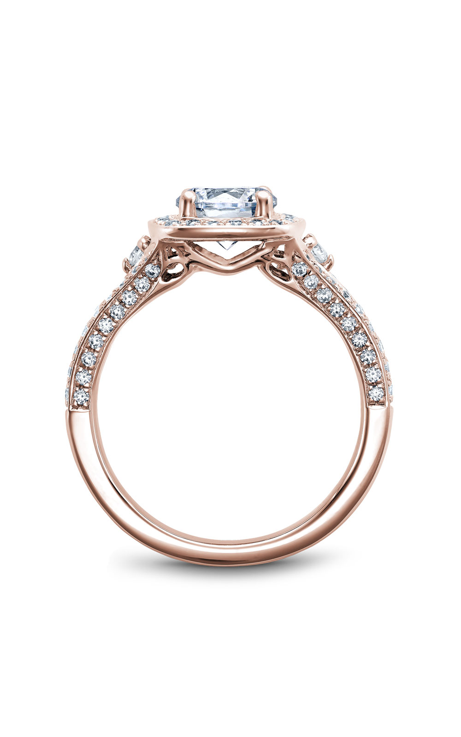 Noam Carver Halo Engagement Ring B172-01RA