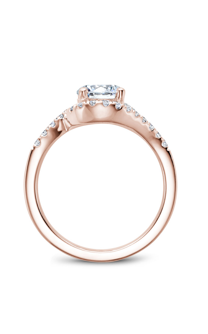 Noam Carver Halo Engagement Ring B186-01RA