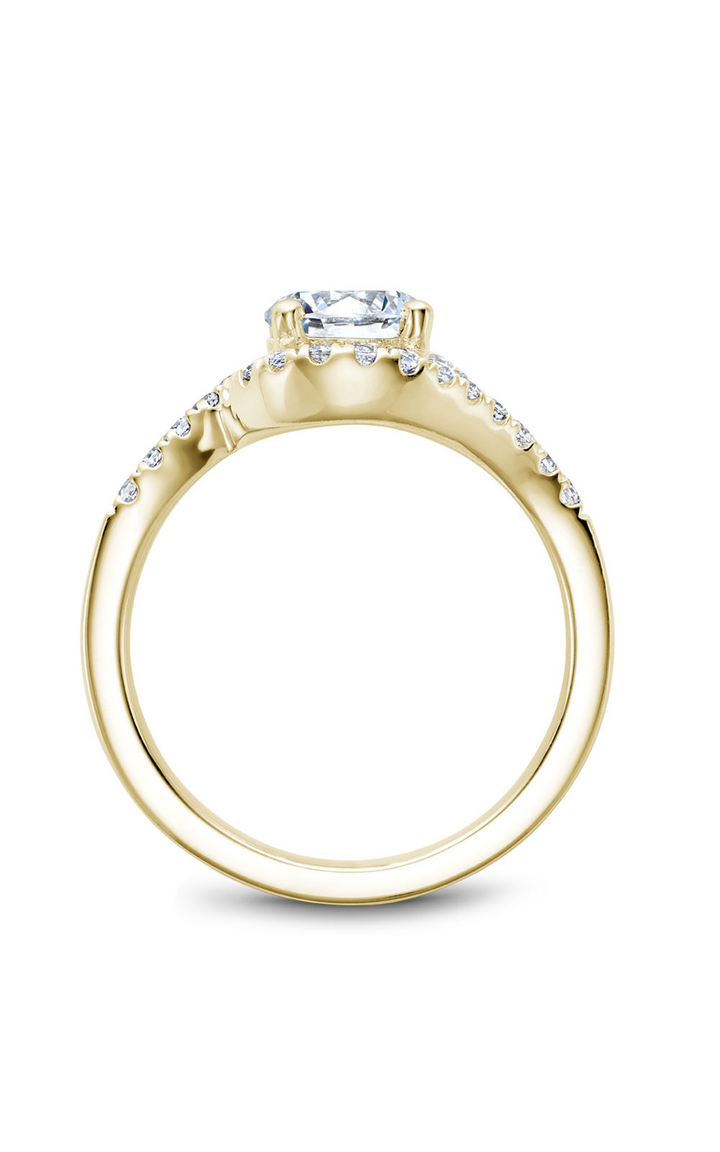 Noam Carver Halo Engagement Ring B186-01YA