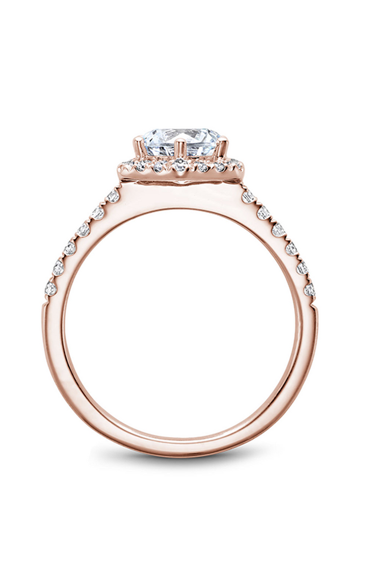 Noam Carver Halo Engagement Ring B214-01RA