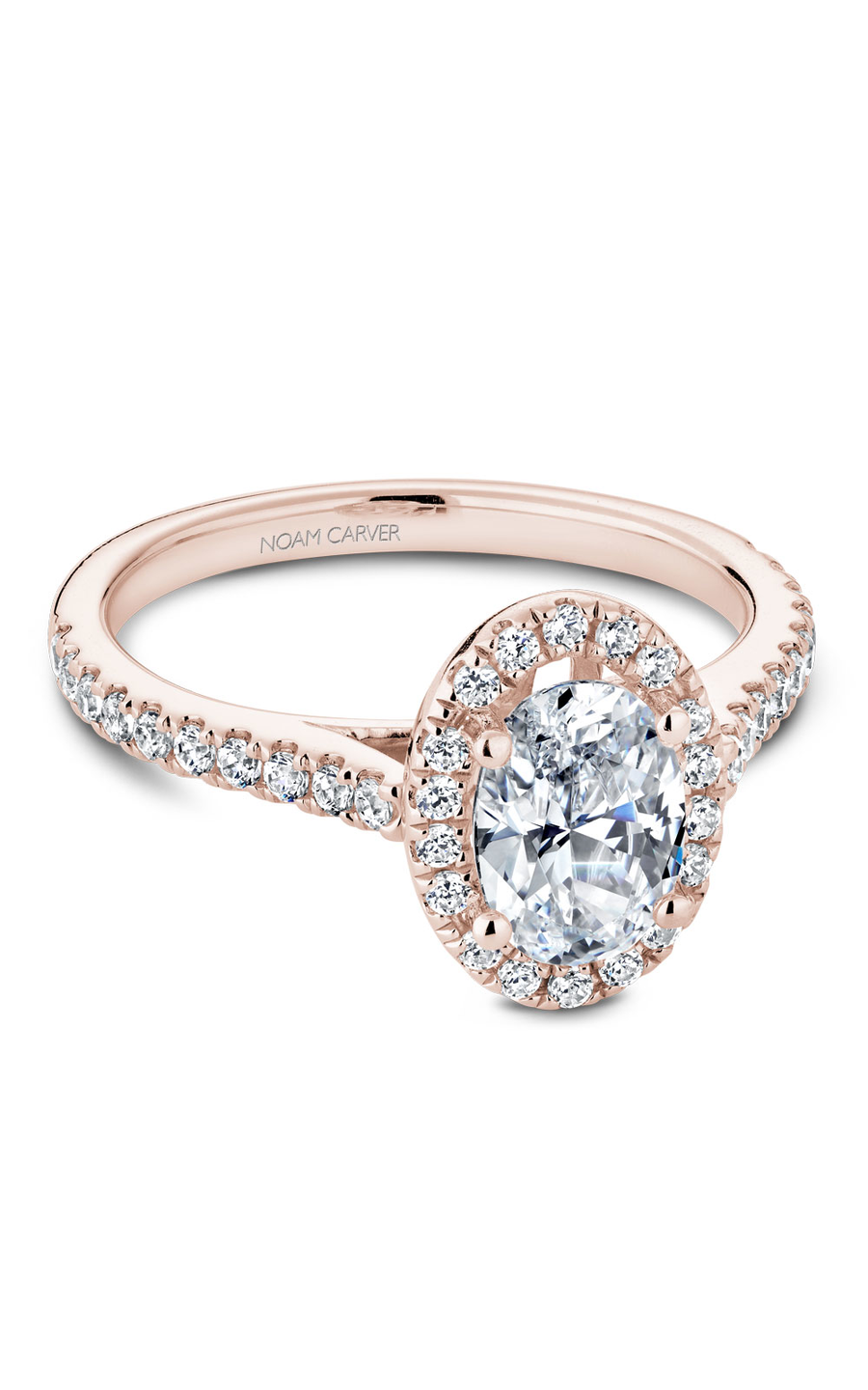 Noam Carver Halo Engagement Ring R050-02RA