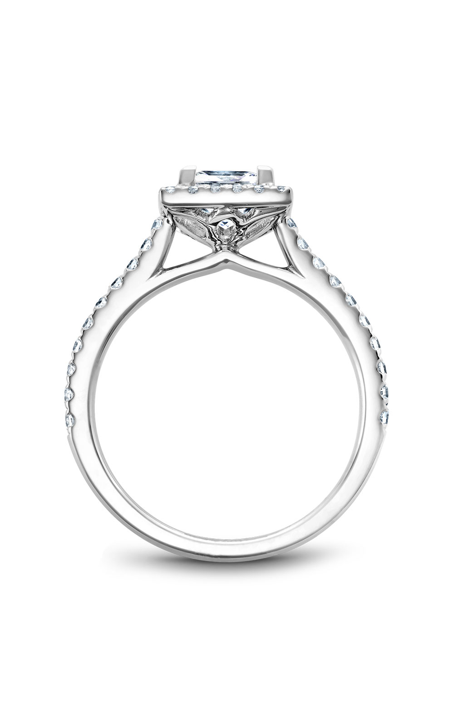 Noam Carver Halo Engagement Ring R050-06A