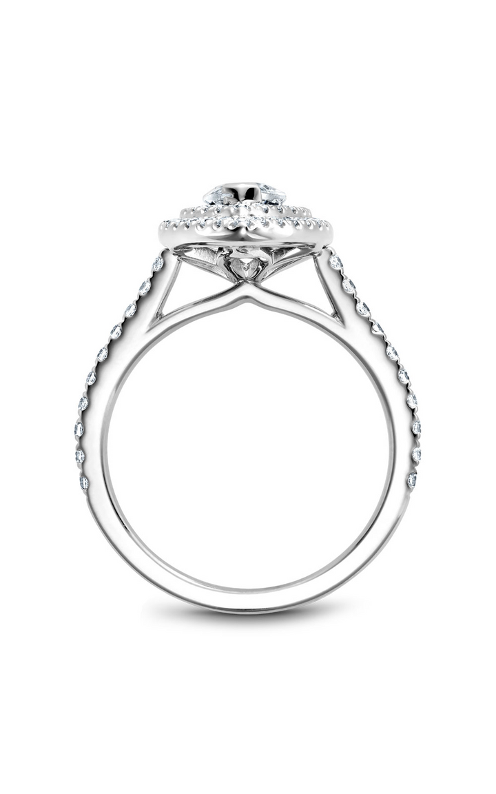 Noam Carver Halo Engagement Ring R051-07A