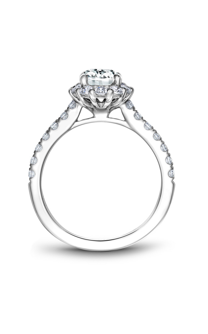 Noam Carver Halo Engagement Ring B189-01A