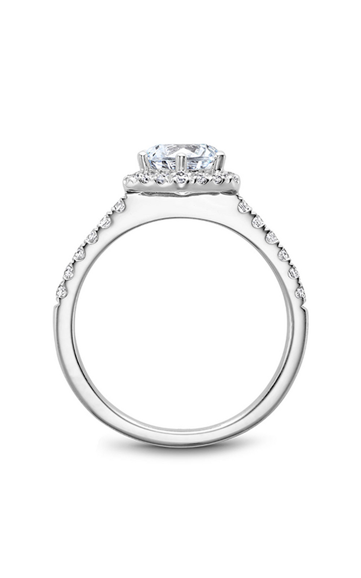 Noam Carver Halo Engagement Ring B214-01A