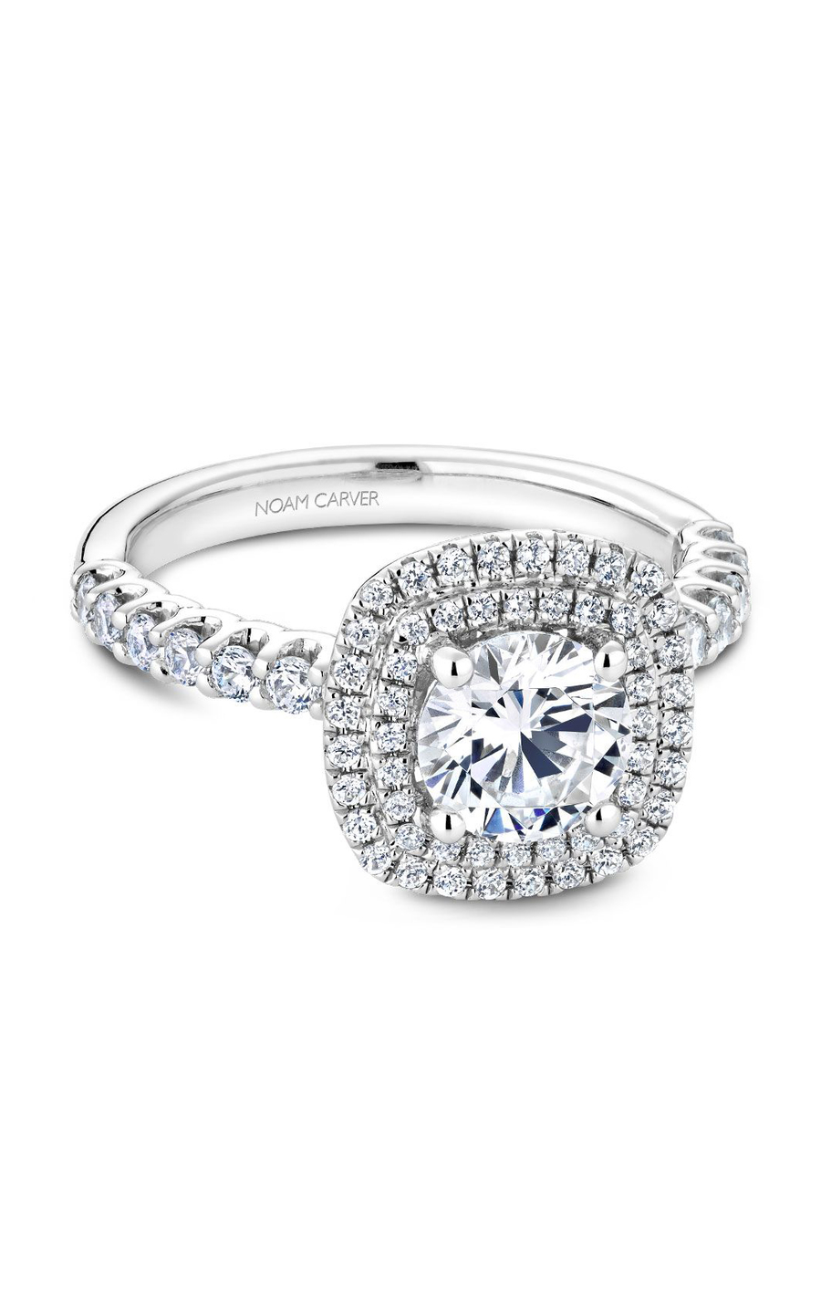 Noam Carver Halo Engagement Ring B222-01A