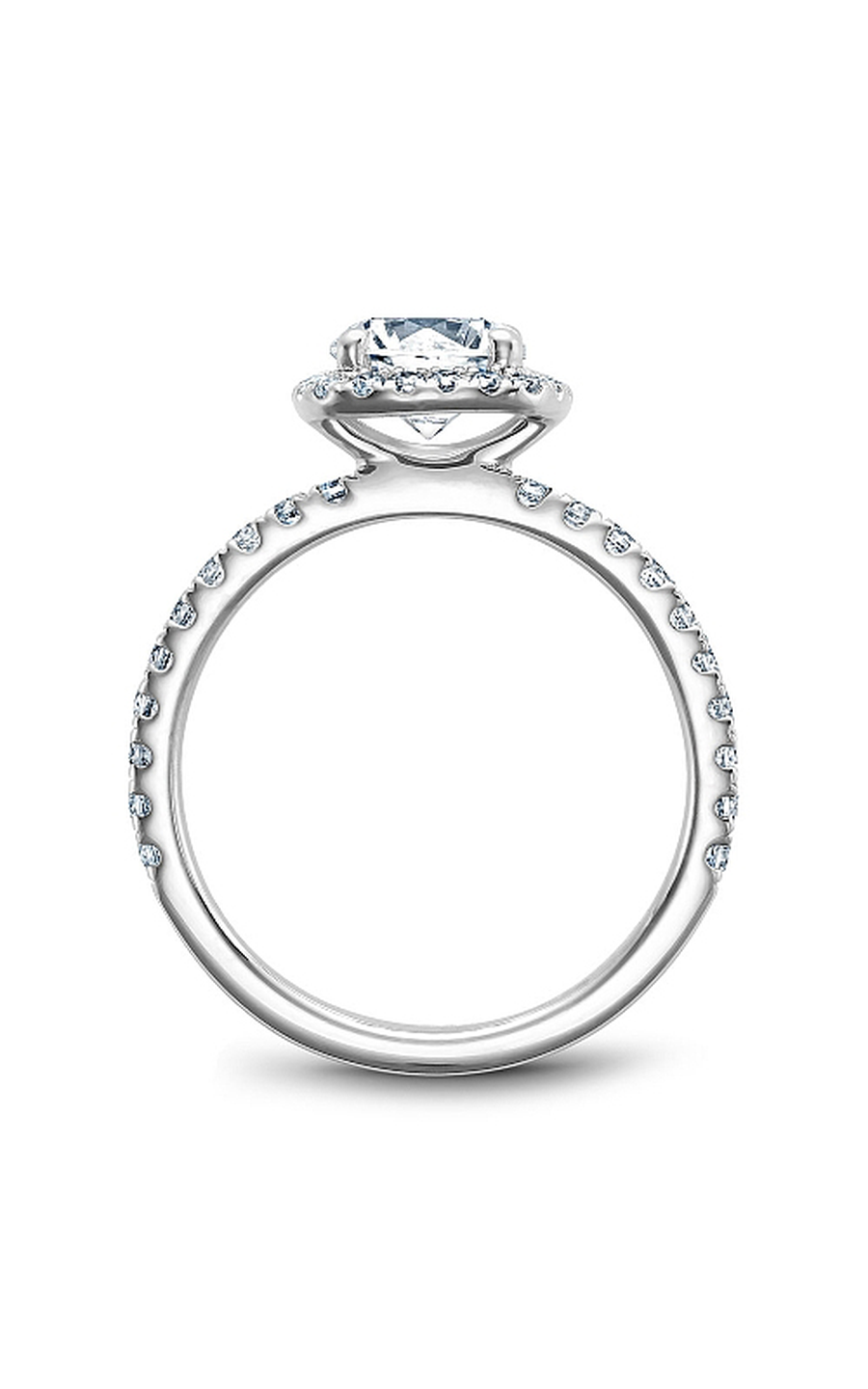 Noam Carver Halo Engagement Ring B223-01A