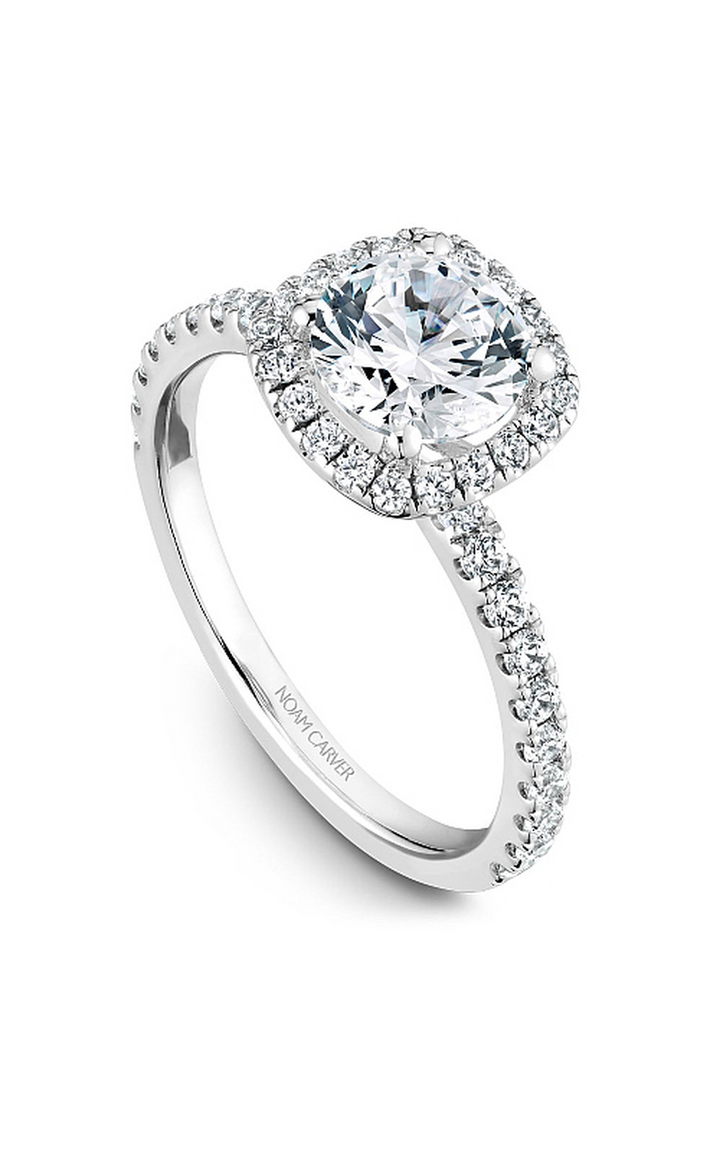 Noam Carver Halo Engagement Ring B223-01A