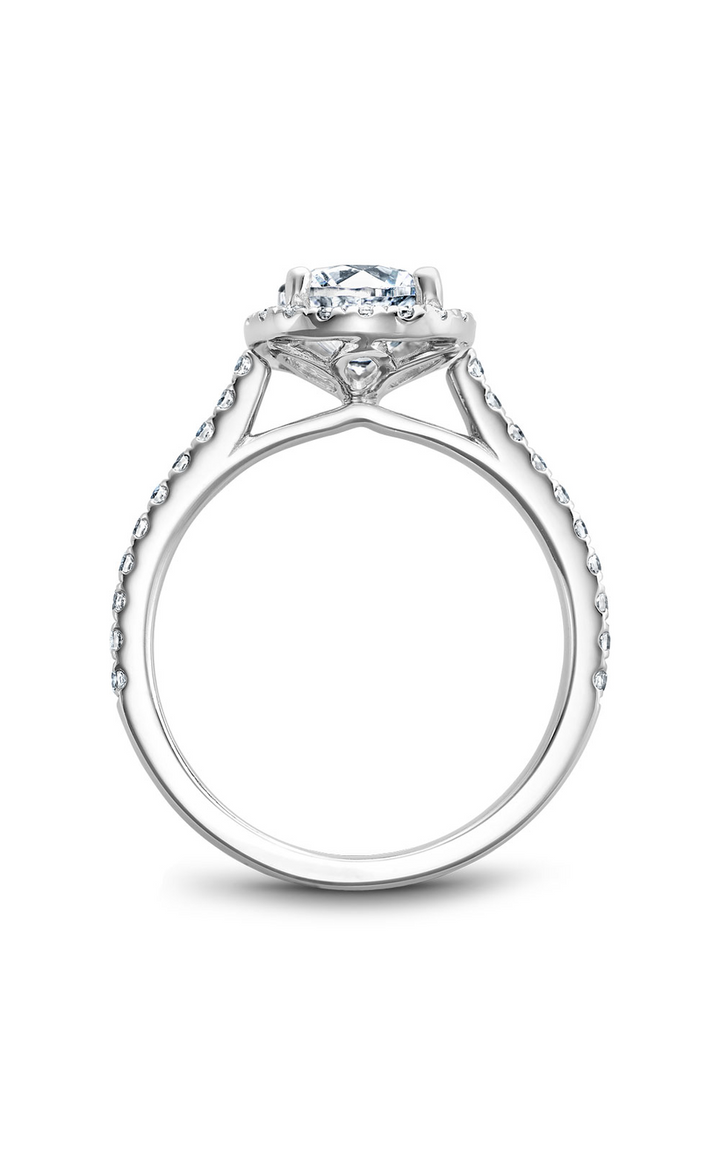 Noam Carver Halo Engagement Ring R050-01A