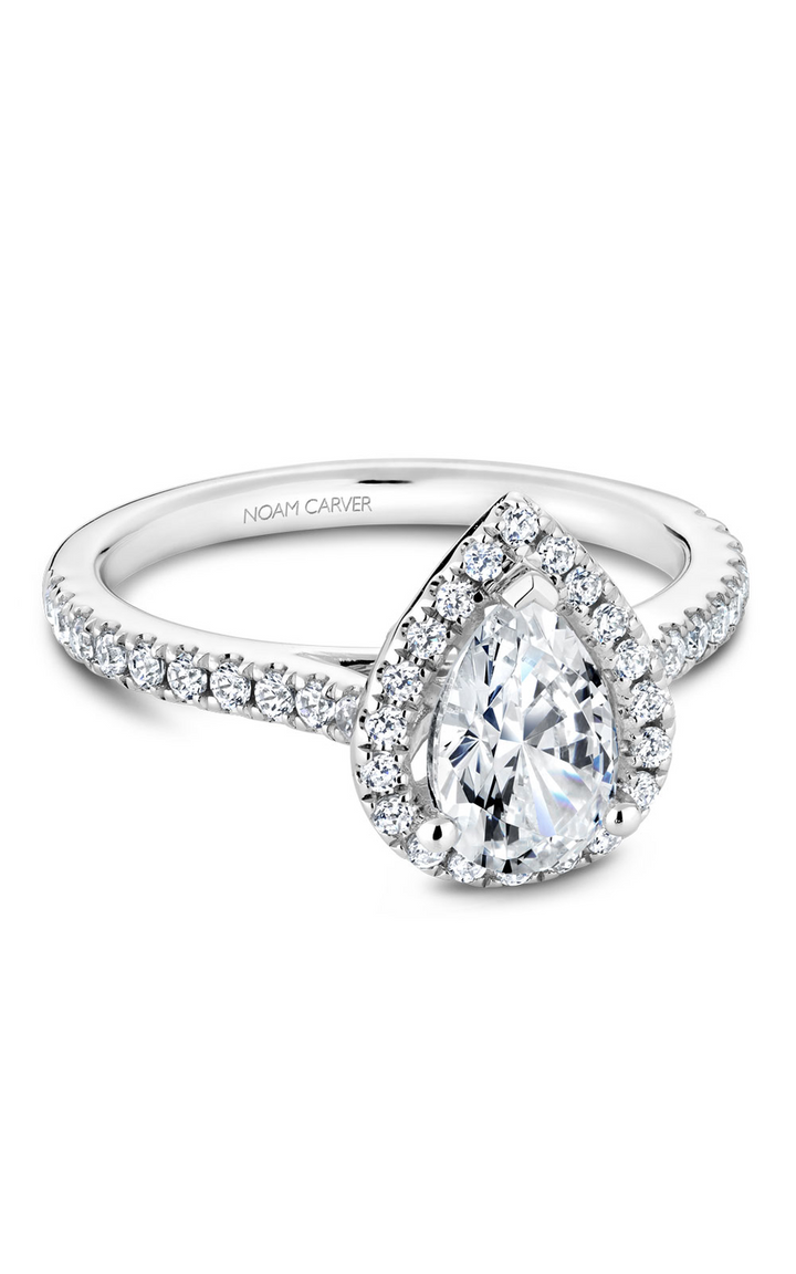 Noam Carver Halo Engagement Ring R050-03A