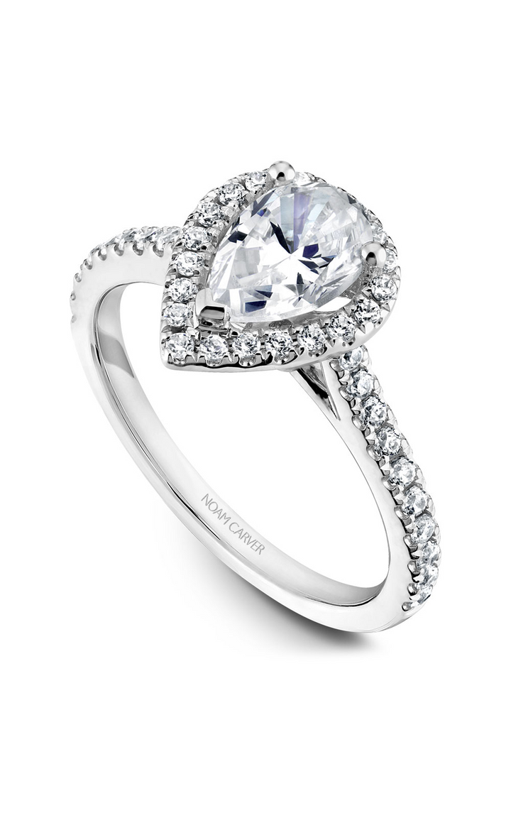 Noam Carver Halo Engagement Ring R050-03A