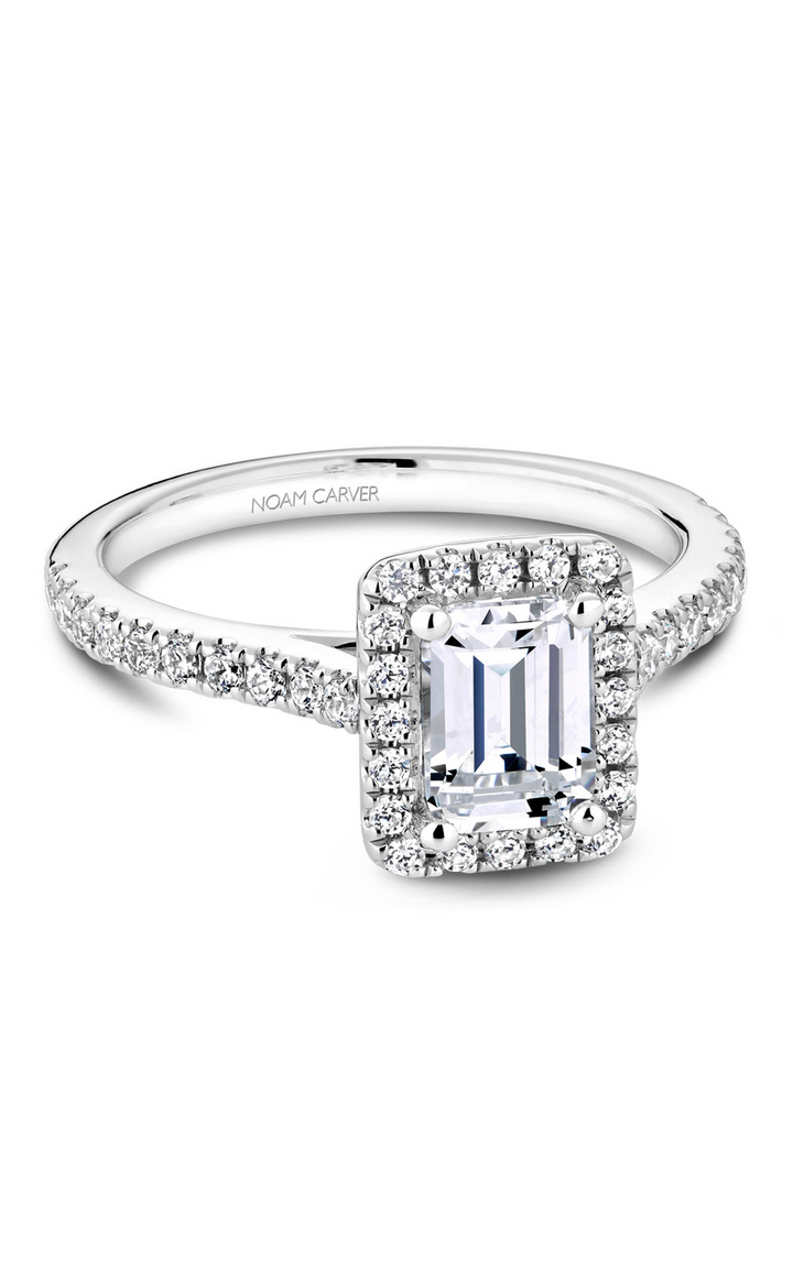 Noam Carver Halo Engagement Ring R050-04A