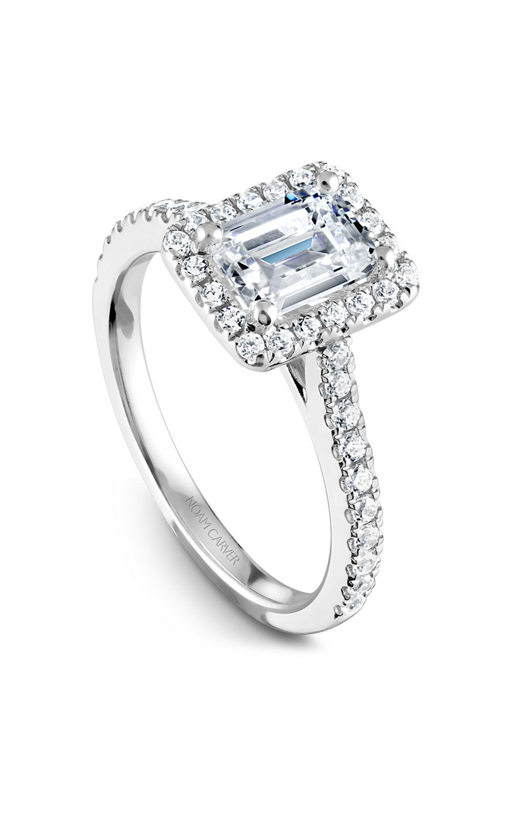 Noam Carver Halo Engagement Ring R050-04A