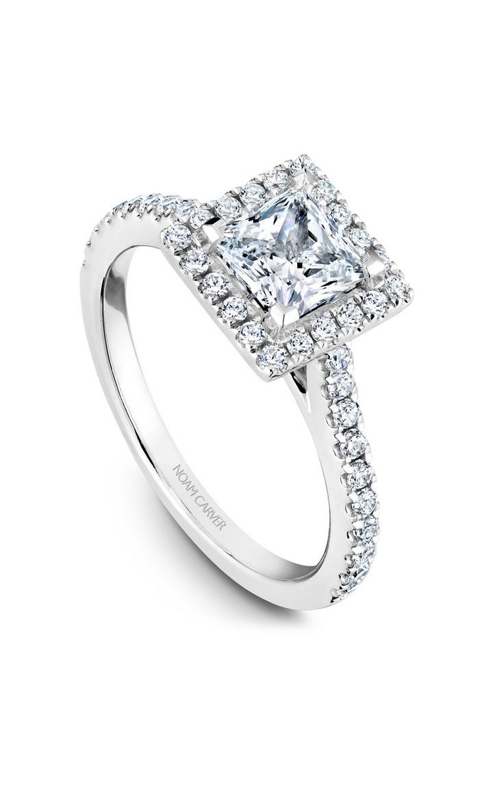 Noam Carver Halo Engagement Ring R050-06A