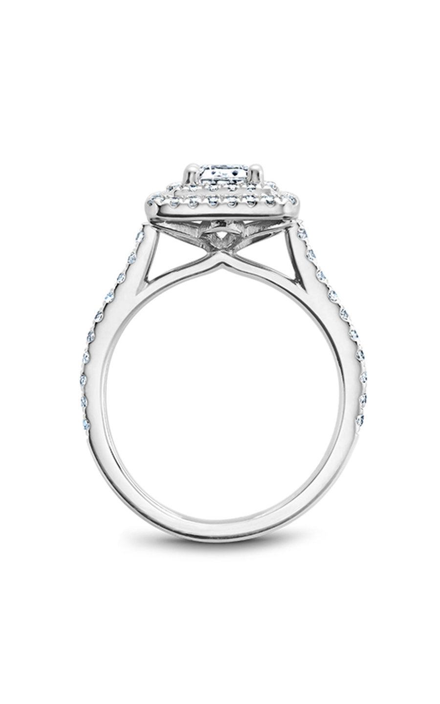 Noam Carver Halo Engagement Ring R051-04A