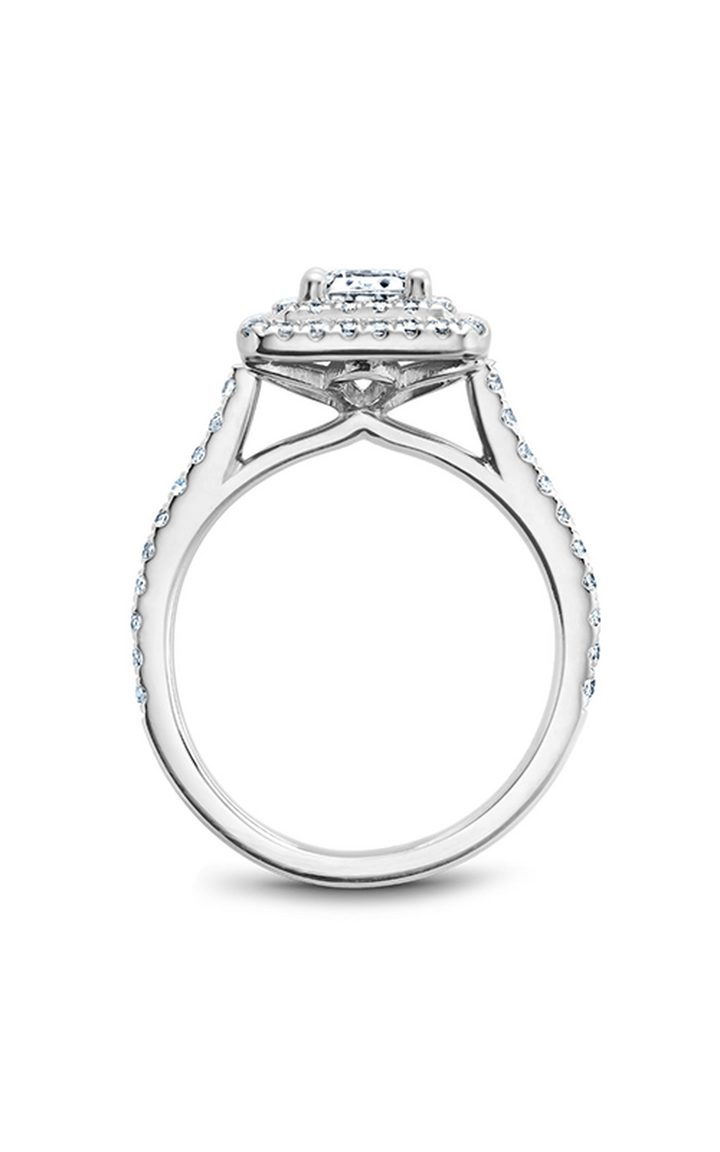 Noam Carver Halo Engagement Ring R051-04A