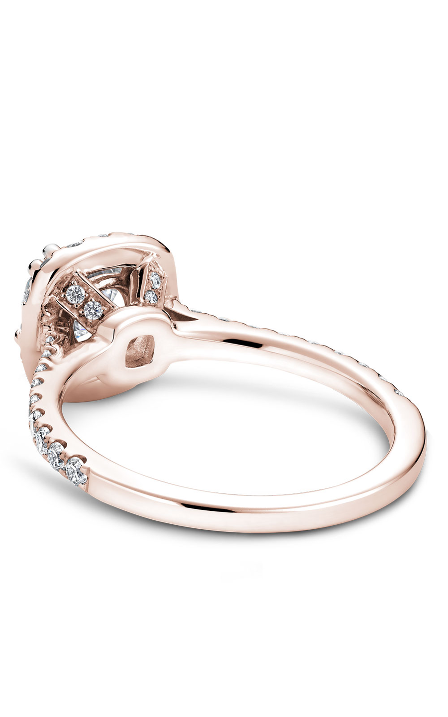 Noam Carver Halo Engagement Ring B007-02RA