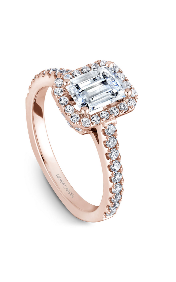 Noam Carver Halo Engagement Ring B034-01RA