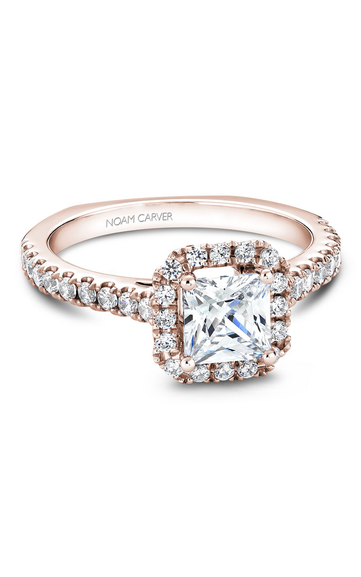 Noam Carver Halo Engagement Ring B034-02RA