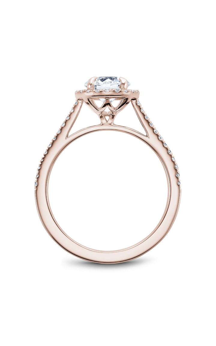 Noam Carver Halo Engagement Ring B094-02RA